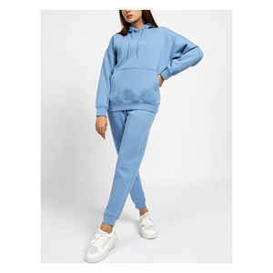 Sudaderas con Capucha de Manga Larga para Mujer, de Alta Calidad, con Logotipo Personalizado, Transpirables, Ecológicas, Tallas Grandes, Color Sólido, 100% Algodón - Product Image 2