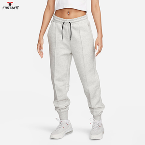 Chándal ajustado profesional de alta calidad para mujer, informal, elegante, con contraste de color, cintura elástica, patrón sólido - Product Image 4