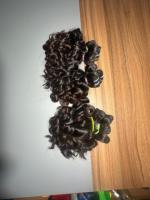 Extensions de Cheveux Indiens Bruts Bouclés de Qualité Supérieure pour Bébé, Cheveux Humains Vierges Remy 100% Personnalisés, Lots de Cheveux à Double Trame Faite à la Machine, Toutes Couleurs