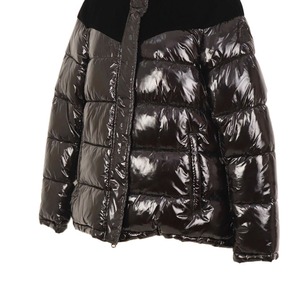 Últimos diseños de los hombres de nylon brillante bloque de color abajo chaqueta puffer chaqueta de invierno unisex Stand Collar Zip Up manga larga abrigo de los hombres - Product Image 4