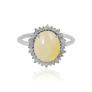 Venta caliente diseño de lujo 925 plata esterlina Luna gris anillo de piedras preciosas joyería fina fabricante al por mayor - Product Image 5