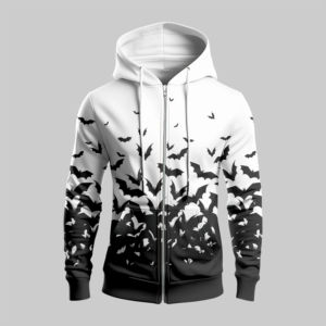 2024 haute qualité Logo personnalisé USA taille à capuche coton bouffée impression hommes à capuche pull décontracté polaire vêtements à capuche pour hommes - Product Image 1