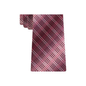 Van Heusen Men's Garcia Classic Ombre Striped <b>Tie</b> Red Regular Size Printed Silk and <b>Polyester</b> Material - Product Image 3