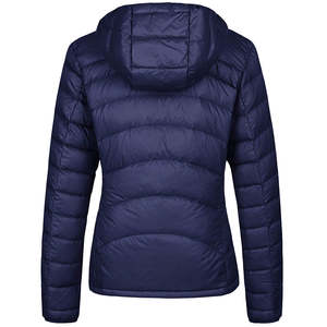 Doudoune matelassée personnalisée de couleur noire pour femmes Doublure en polyester respirant Rembourrage en coton Veste d'hiver à bulles - Product Image 3