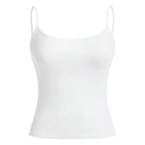 Camiseta sin mangas deportiva transpirable de LICRA/poliéster de talla grande para mujer, chaleco de ejercicio de Yoga, ropa informal recortada para todas las estaciones - Product Image 4