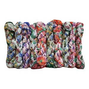 Pañuelo Dupatta de Chifón con Estampado Floral Indio, 100% Algodón, Multicolor - Product Image 6