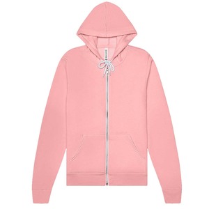 Bella Canvas Sudaderas con capucha para hombre Zip up Manga larga Color sólido Punto Cremallera Sudaderas con capucha - Product Image 5