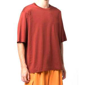 Vêtements souples T-shirts pour hommes Concevez votre propre logo T-shirt imprimé personnalisé T-shirt en relief pour hommes unisexe surdimensionné - Product Image 3