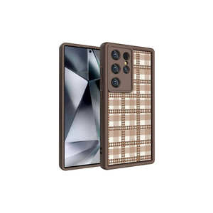 เคส Galaxy S24 Ultra สีน้ำตาลเข้มพรีเมียม ป้องกันรอยนิ้วมือ ฝาหลังซิลิโคน พร้อมคุณสมบัติกันกระแทก ลายพิมพ์สไตล์ INS - Product Image 5