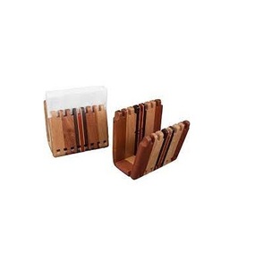 Servilletero de Madera de Diseño Creativo con Logotipo Personalizado, Clásico, de Alta Calidad, para Comedor, Restaurante, Almacenamiento, Decoración del Hogar, al por Mayor - Product Image 4
