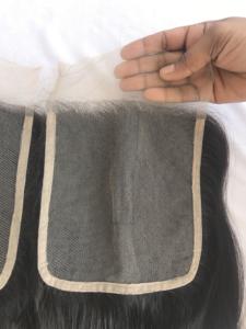 Extensions de Cheveux Humains Vierges Brésiliens Ondulés Naturels de 20 Pouces, Cuticules Alignées 6x6, Transparent, Lace Wave Wefted Bundle DHL - Product Image 6