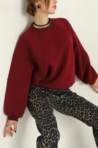 Sweat-shirt élégant pour femmes Pull à épaules tombantes Arrivée Sweat-shirt pour femmes dans différents styles Sweat-shirt avec logo personnalisé pour femmes - Product Image 6