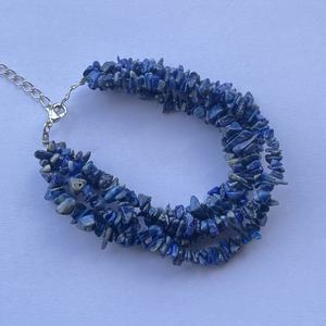 8mm 925 argent Sterling naturel bleu Lapis Lazuli pierre puces non coupées perles multi pierres précieuses du fabricant en ligne inde Alibaba - Product Image 1