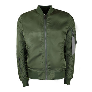 Streetwear High Quality Canvas Stand Collar Waterproof Windproof Winter Bomber <b>Jackets</b> for Adult <b>Men</b> with Custom Design - Product Image 1