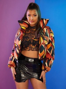 Meilleure vente Femme doudoune hiver chaud imperméable fermeture éclair à capuche femme doudoune à vendre - Product Image 4