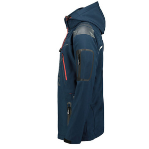 Wholesale Polyester Hooded Softshell Outdoorwear Jacket For Men Musthave High Quality <b>Water</b> & Windproof Jacket With Custom Logo - Product Image 5