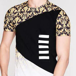 Camisetas de Hombre 100% Algodón, Lavado Ácido, Corte Holgado, Estampado Sólido, Transpirables, Diseño Personalizado, Estilo Urbano - Product Image 2