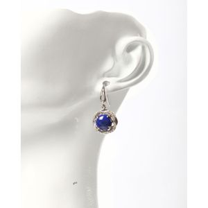 ต่างหูแฟชั่นลาพิส ลาซูลี ดีไซน์หรูหรา - Product Image 4