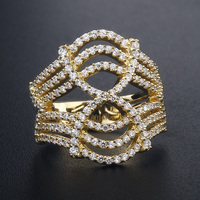 Bague en argent sterling avec zircon bague en or 18 carats bijoux pour femme 5a Cz nouveau design bijoux personnalisés pour hommes Plata 925 Al Por Mayor