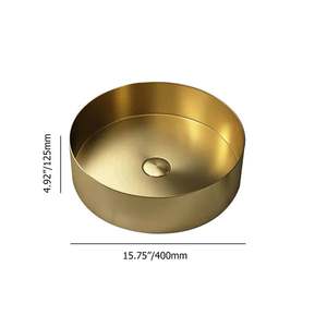Fregaderos de Latón con Acabado Dorado de Diseño Moderno, Montaje en Suelo para Baño, Cocina, Hoteles, Restaurantes, Último Diseño - Product Image 1