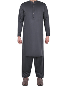 ปากีสถานชุดเสื้อผ้ามุสลิมแขนยาวระบายอากาศน้ำหนักเบา2ชิ้น - Product Image 1