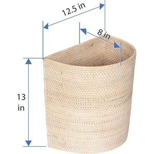 Cesta de basura de lavado blanco Herramienta de torneado duradera para la organización del hogar - Product Image 2