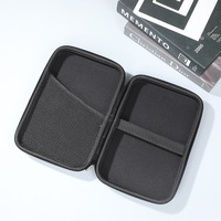 Vente en gros étui carré pour raquette de tennis de table coque rigide boîte de rangement portable sac pochette pour pagaies de ping-pong-étui uniquement