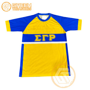 T-shirt personnalisé pour femmes de la sororité Sigma Gamma Rho, sublimé, 100% coton, respirant, été, écologique, haute qualité - Product Image 5