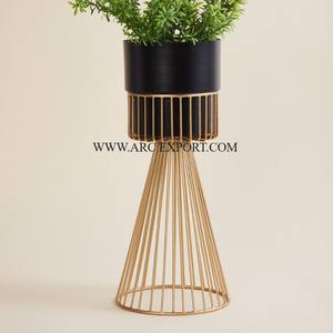 Feuille Main Peintures À La Main Balcon En Métal Fleurs Planteur et Pots Classique Creative Art Intérieur Plante Décoration Pots Pour Top Vente - Product Image 5