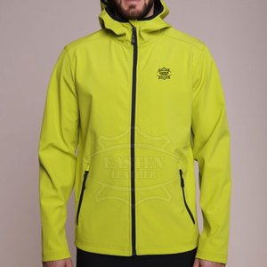 Low MOQ Hooded Front Logo <b>Winter</b> Windbreaker Jacket 100% Polyester Windproof & Breathable High Quality OEM Service Customized - Product Image 2