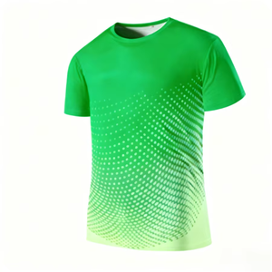 Camiseta Deportiva de Manga Corta de Alta Calidad con Logotipo Personalizado OEM, de Secado Rápido, Transpirable y Fresca, para Fitness, Running, Entrenamiento y Maratón - Product Image 3