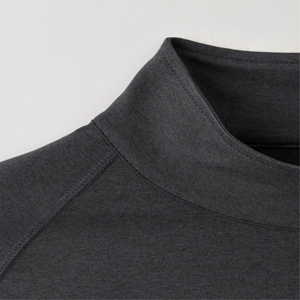 Camisa Casual de Hombre de Punto con Cremallera y Cuello Alto, de Manga Larga, Ajuste Holgado, de Secado Rápido, con Patrón de Letras, para Otoño-Invierno, Venta al por Mayor - Product Image 3