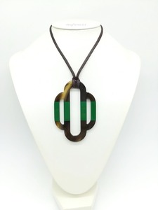 จี้ทำมือจากเขาควาย สีธรรมชาติ เครื่องประดับที่ยั่งยืน - Product Image 2