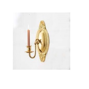 Applique murale décorative en bois faite à la main, porte-bougie pour décoration de mariage - Product Image 6