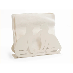 Porte-serviettes moderne en acier inoxydable avec numéro unique découpé au laser, support à mouchoirs en métal décoratif pour restaurant - Product Image 3