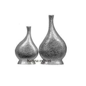 Artesanía fundición de metal aluminio Océano Azul esmalte terminado boda y decoración del hogar florero centro de mesa Decoración de mesa - Product Image 5