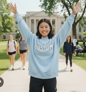 Custom Delta Lambda Phi Knitted <b>Tie</b> Dye Sweatshirt with Stand Mock Neck Button Side Delphic Fraternity Design for Autumn Winter - Product Image 4