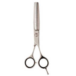 5.5กรรไกรตัดผมสแตนเลสสีทองคุณภาพระดับพรีเมี่ยมระดับมืออาชีพอุปกรณ์ตัดผมสีดำตัดคมปรับขนาดได้สวยงาม - Product Image 4