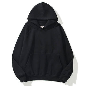 Sudadera con Capucha Unisex de Corte Holgado Personalizada, 100% Algodón Felpa, Transpirable, con Diseño Liso Bordado, Estilo Urbano - Product Image 1