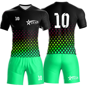 Camiseta de fútbol amarilla profesional personalizada para hombre, conjunto de uniforme de equipo de secado rápido, último diseño para camiseta de fútbol de club deportivo - Product Image 6