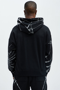 Survêtements de jogging Logo personnalisé Conception quantité minimale de commande bas Vente en gros Prix bon marché Sweat à capuche zippé en molleton 100% coton avec pantalon évasé - Product Image 3