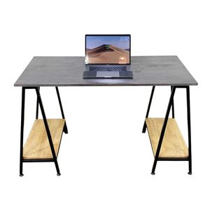 Escritorio para Computadora con Patas Metálicas en Forma de A, Modelo BD68001 - Product Image 1