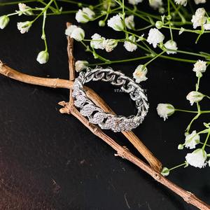 แหวนทองคำแท้ 14K ประดับเพชร ดีไซน์หรูหรา สำหรับผู้หญิง ฉลองวันครบรอบ - Product Image 3