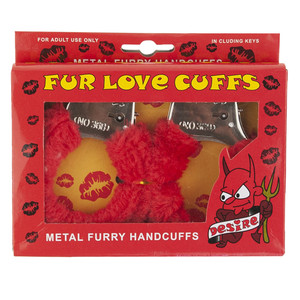 กุญแจมือโลหะยุทธวิธี ZW34มีขนหนาเป็นพิเศษสีเพื่อความปลอดภัย - Product Image 2