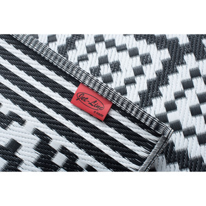 Tappeto da Giardino in Plastica Nera AUSTIN 240 X 300 cm per Patio o Balcone - Product Image 5