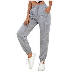 <b>Fleece</b> Jogging Pants for <b>Women</b> Fitted Cargo Sweat Pant <b>Joggers</b> Wholesale <b>Women</b> Loose Fit Cotton <b>Joggers</b> Pants with Pocket - Product Image 2