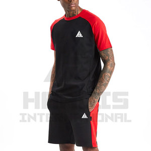 Twin Set New Custom Men Plain T Shirt con Shorts Summer Twin Sets Hombres Precio barato Summer Twin Sets - Product Image 5