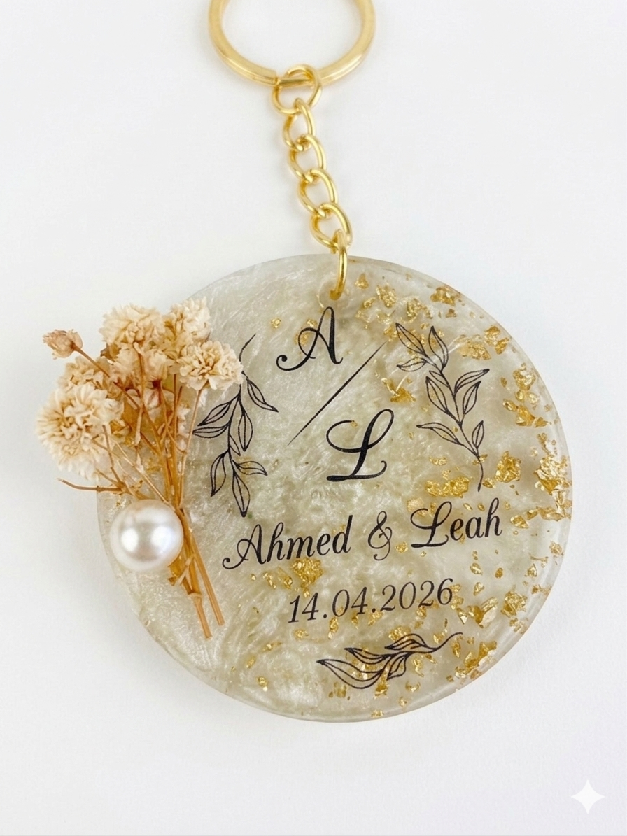 Résine-300 (Décor porte-clés-fleur)