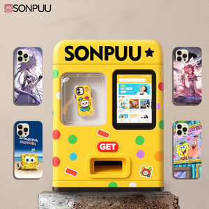 Sonpuu Tự Làm Máy Bán Hàng Tự Động Ai Đầy Đủ Tự Động Tự Phục Vụ Máy Mall Phù Hợp Trường Hợp Điện Thoại Hình Ảnh Tủ Lạnh Nam Châm Anime Huy Hiệu - Product Image 4