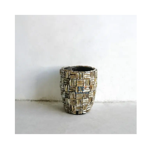 Vente en gros de vase en nacre pour pot de fleur jardinière pour restaurant et hôtel décoration vase à fleur vadrouille - Product Image 4